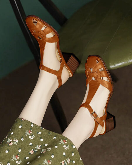 Leisa Heel T-Strap