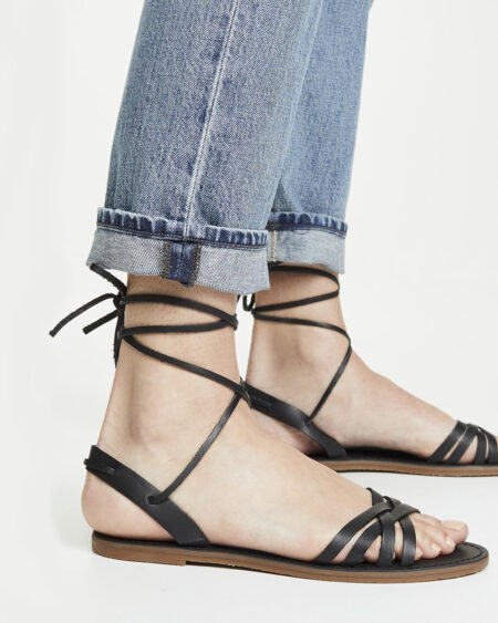 The Boardwalk Woven Lace-Up Sandal